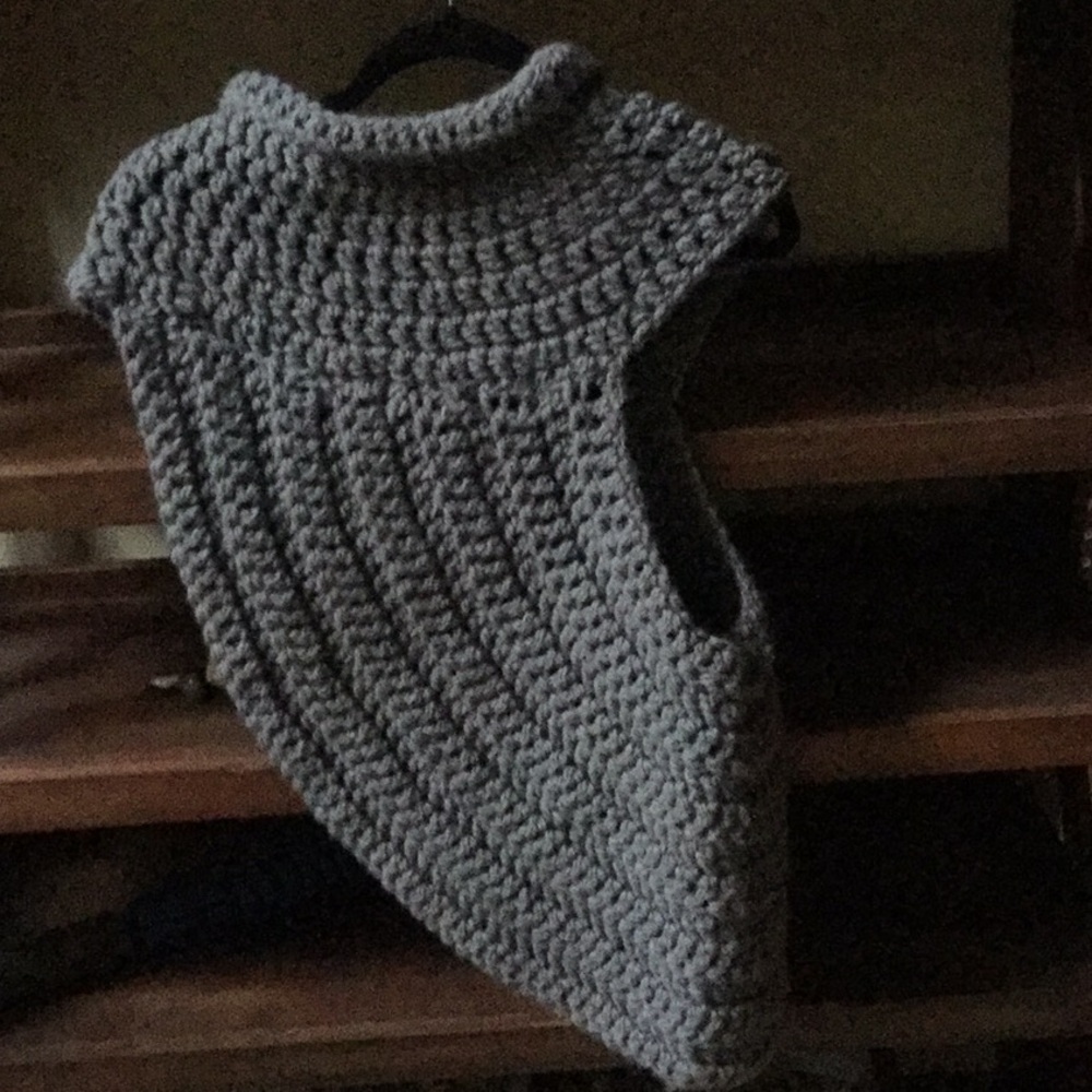 Handmade katness archer cowl vest cowgirl boho rodeo festival farmer’s market